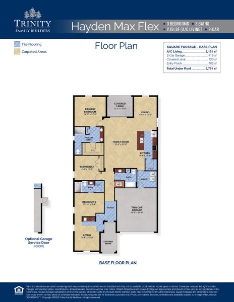 Hayden Max Flex floor plan Hayden Max Flex floor plan
