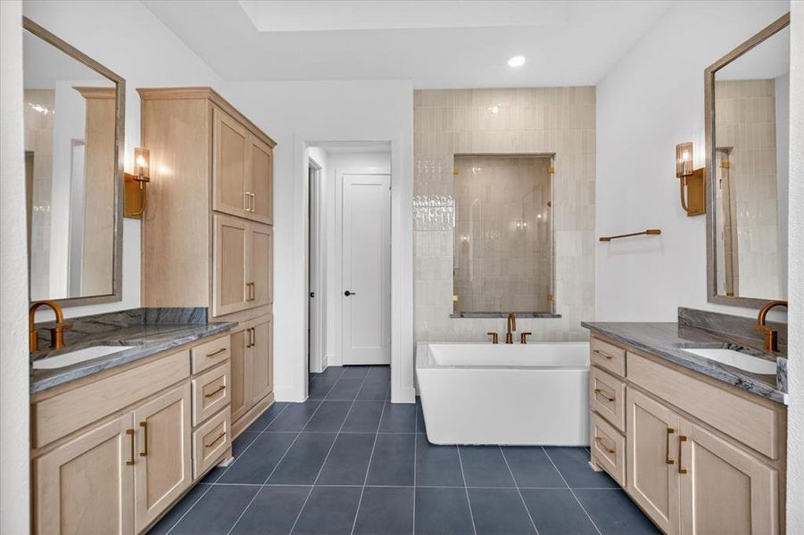 Furnished interior view inside a new home in Mustang Lakes, Celina (Image 13).