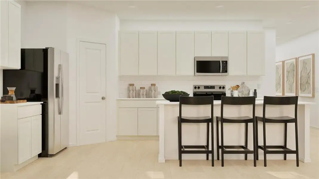 Furnished interior view inside a new home in Waterlin, St. Cloud (Image 3).