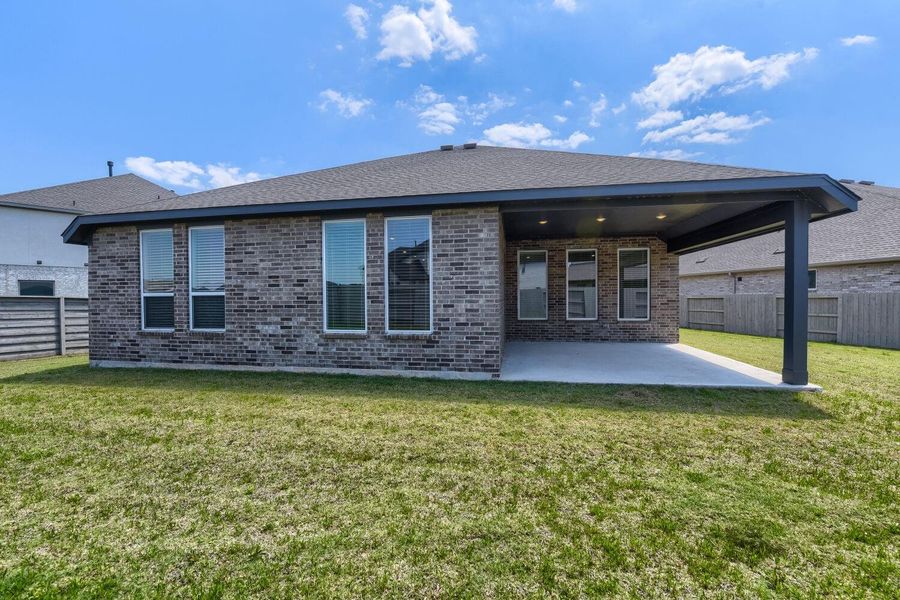 Charming all-brick exterior for timeless appeal and durability.