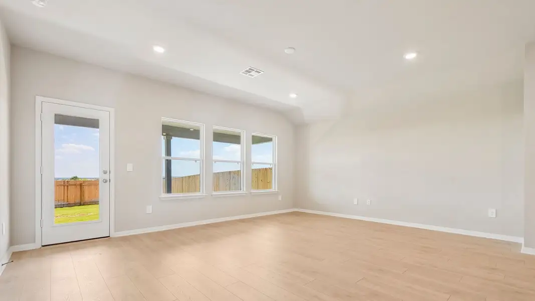 Spacious, unfurnished interior of a new home in Carillon, Manor (Image 17).