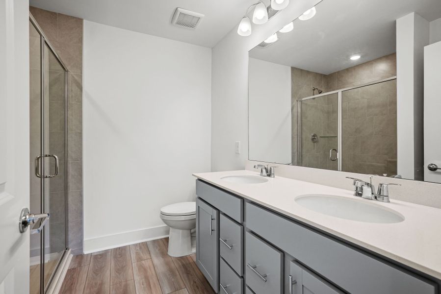 Furnished interior view inside a new home in West End Heights, Charlotte (Image 14). Furnished interior view inside a new home in West End Heights, Charlotte (Image 14).