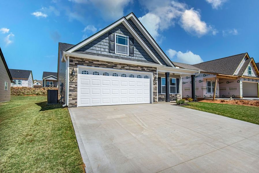 Representative exterior photo of a completed home built from the Bishop by Enchanted Homes in Arcadia Village, Spartanburg, SC (Image 24).