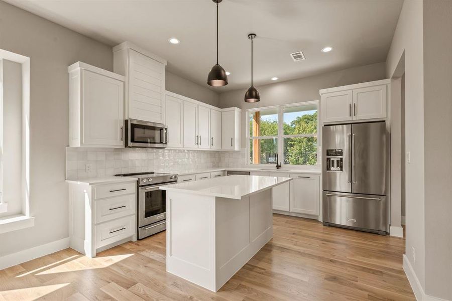 Furnished interior view inside a new home in , Justin (Image 12).