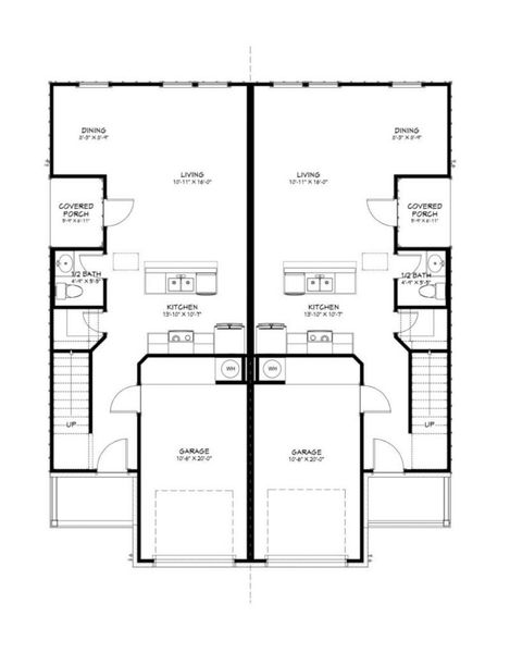 2D floor plan layout of this home in The Preserve At Thousand Oaks Duplexes, Killeen, TX (Image 3). 2D floor plan layout of this home in The Preserve At Thousand Oaks Duplexes, Killeen, TX (Image 3).