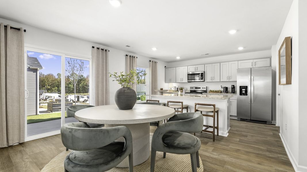 Furnished interior view inside a new home in Aspen Place, Thomasville (Image 9).