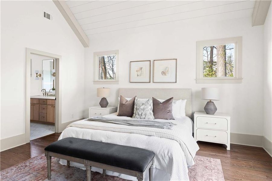 Furnished interior view inside a new home in , Decatur (Image 61).