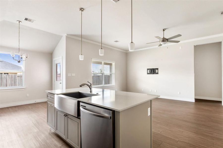 Furnished interior view inside a new home in Grand Oaks Reserve, Cleveland (Image 10).