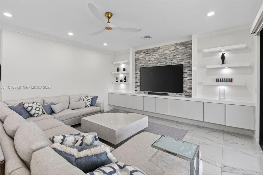 Furnished interior view inside a new home in , Port St. Lucie (Image 50).