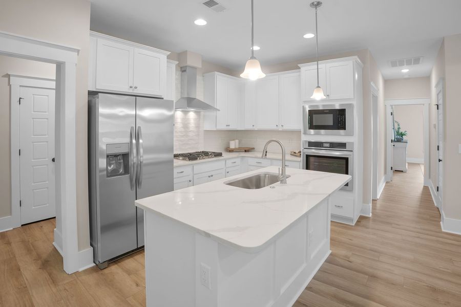 Furnished interior view inside a new home in The Sanctuary at Sunset Beach, Sunset Beach (Image 17).