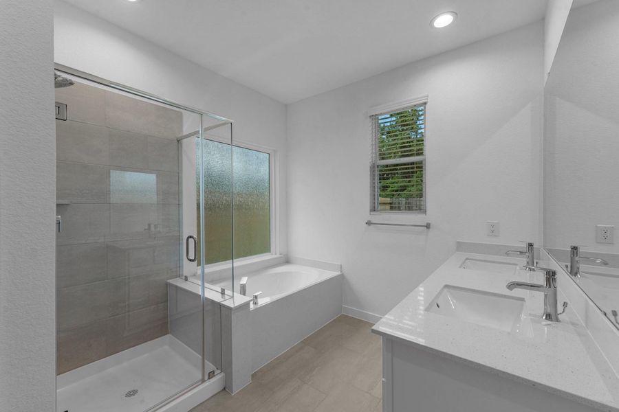 Furnished interior view inside a new home in Cypresswood Landing, Humble (Image 10).