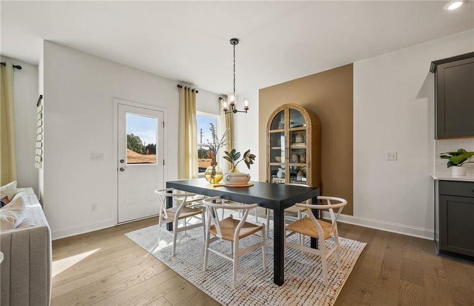 Furnished interior view inside a new home in Berkeley Mill, Cumming (Image 6).