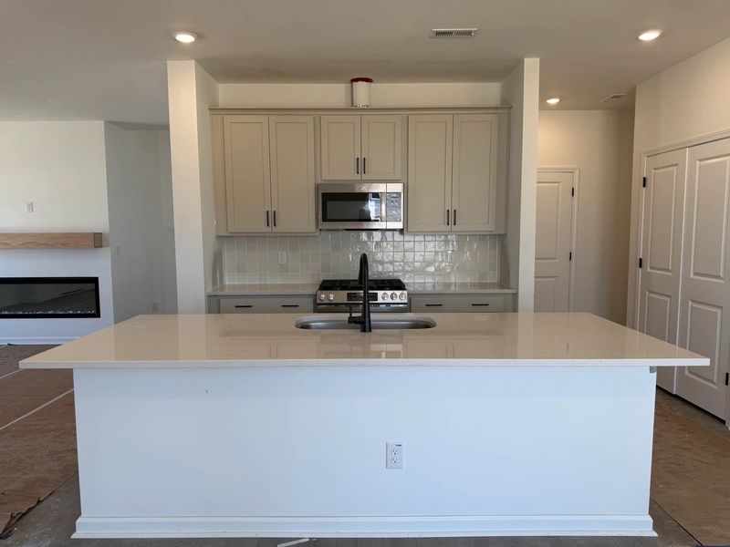 Furnished interior view inside a new home in The Point, Rolesville (Image 4).