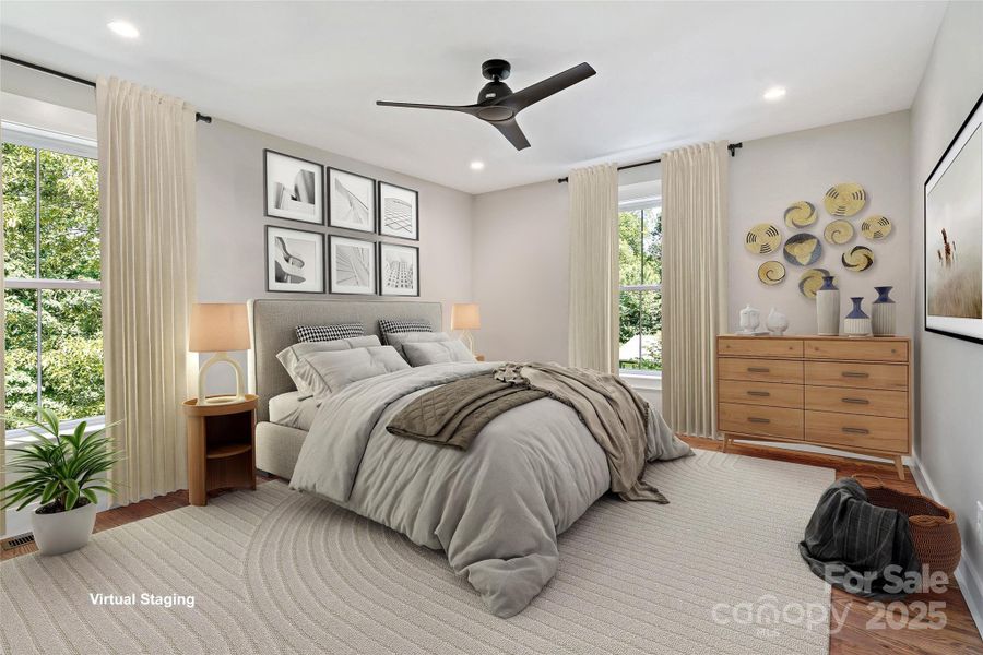 Furnished interior view inside a new home in , Asheville (Image 21).