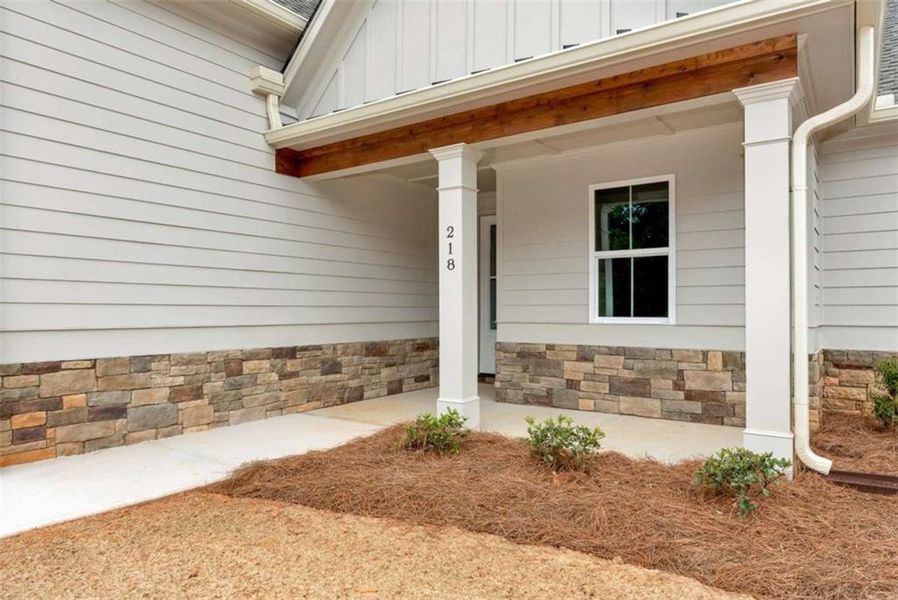 Exterior details and patio area of a home in , Maysville (Image 33).