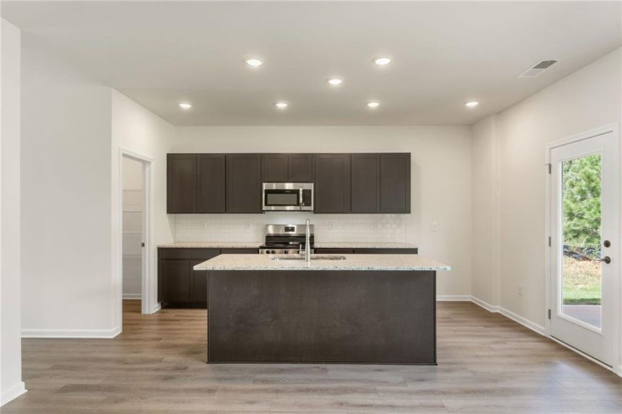 Furnished interior view inside a new home in , Rockmart (Image 6).