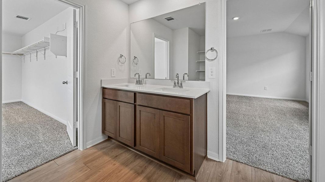 Furnished interior view inside a new home in Bar W Ranch, Leander (Image 10).