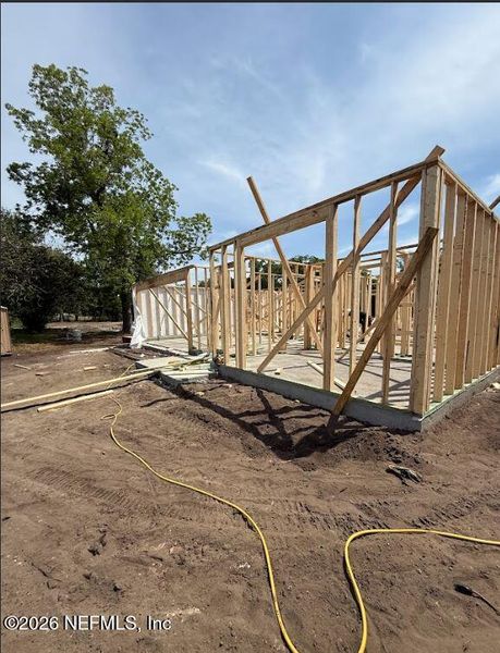 In-progress construction of a new home in , Jacksonville, FL (Image 30).