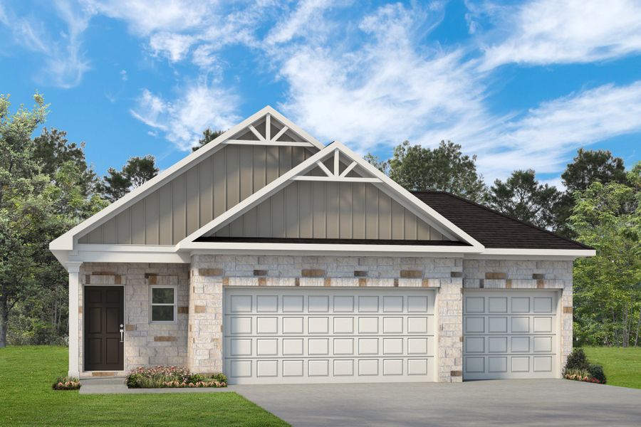 The Blue Jay II G- 3 Car Garage The Blue Jay II G- 3 Car Garage