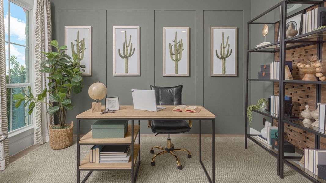 Furnished interior view inside a new home in Landmark, Denton (Image 6).