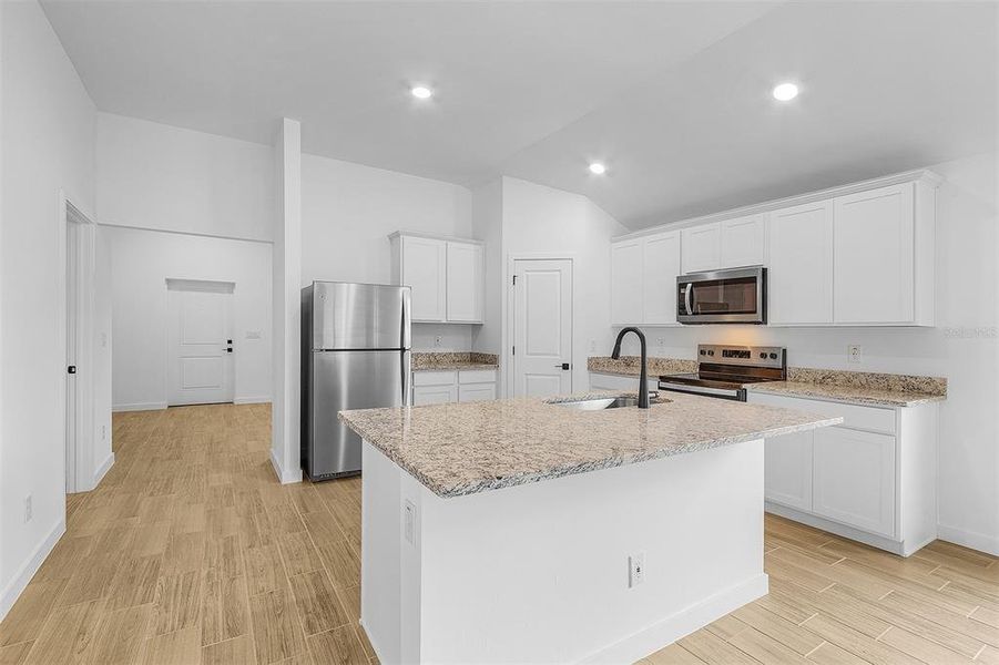 Furnished interior view inside a new home in , North Port (Image 6).