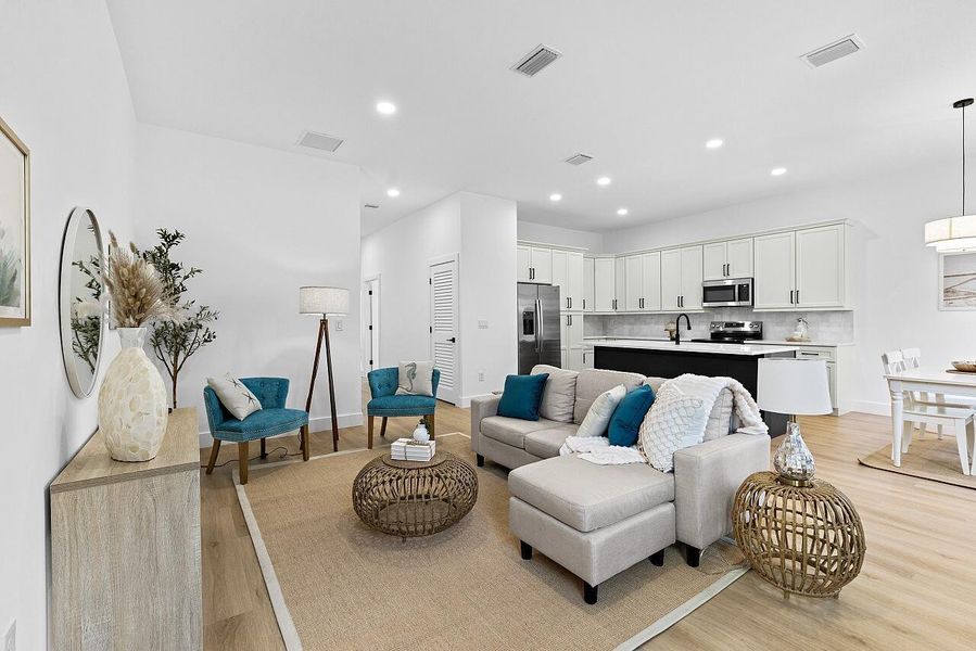Furnished interior view inside a new home in , Vero Beach (Image 10).