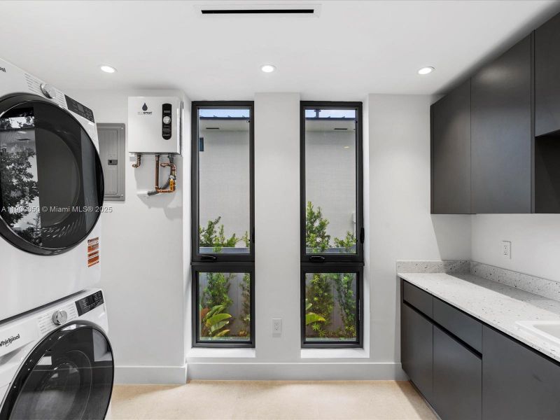 Furnished interior view inside a new home in , Miami Shores (Image 15).