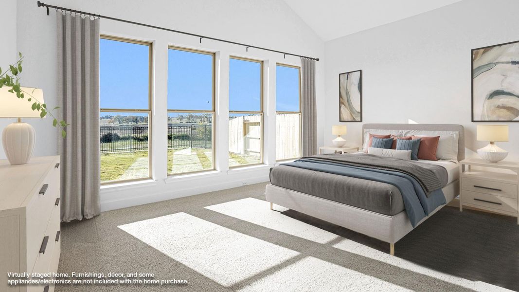 Furnished interior view inside a new home in Briarley, Montgomery (Image 11).