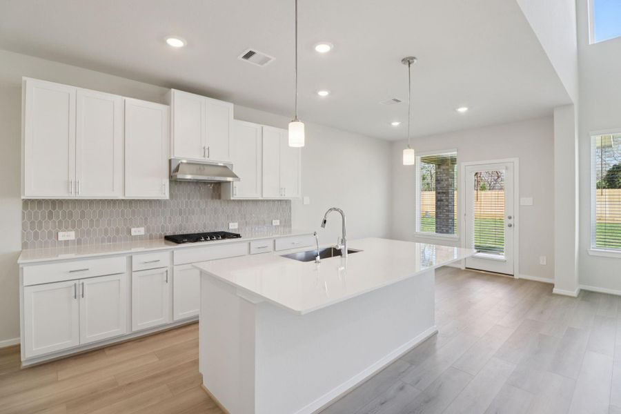 Photo is not of the actual home, but is an inspirational photo of builder’s model home and may depict options, furnishings, and/or decorator features that are not included