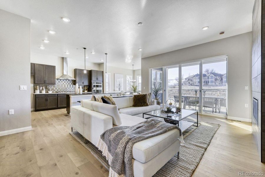 Furnished interior view inside a new home in , Broomfield (Image 16).
