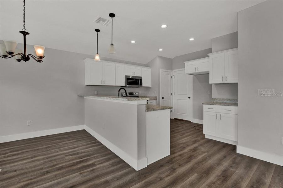Furnished interior view inside a new home in , Sebring (Image 8).