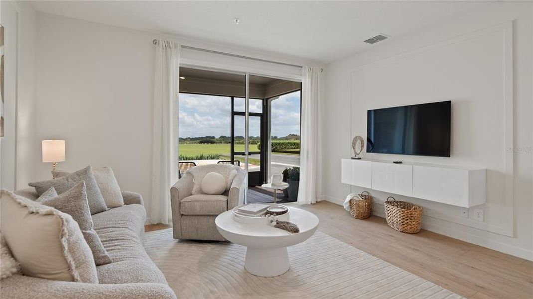 Furnished interior view inside a new home in , Clermont (Image 8).