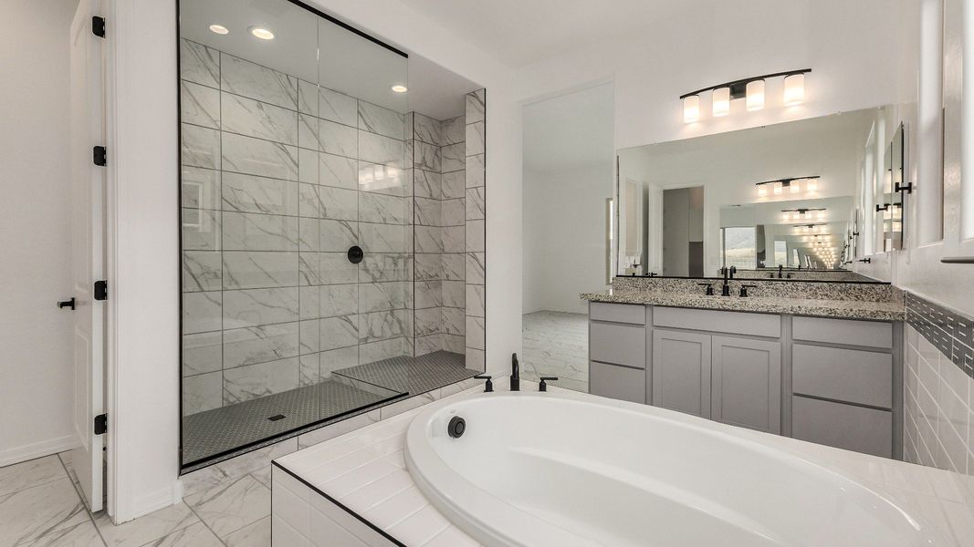 Furnished interior view inside a new home in Windrose, Waddell (Image 25). Furnished interior view inside a new home in Windrose, Waddell (Image 25).