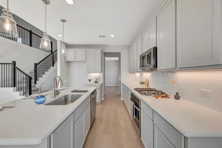 Furnished interior view inside a new home in Sagebrook, Argyle (Image 8).