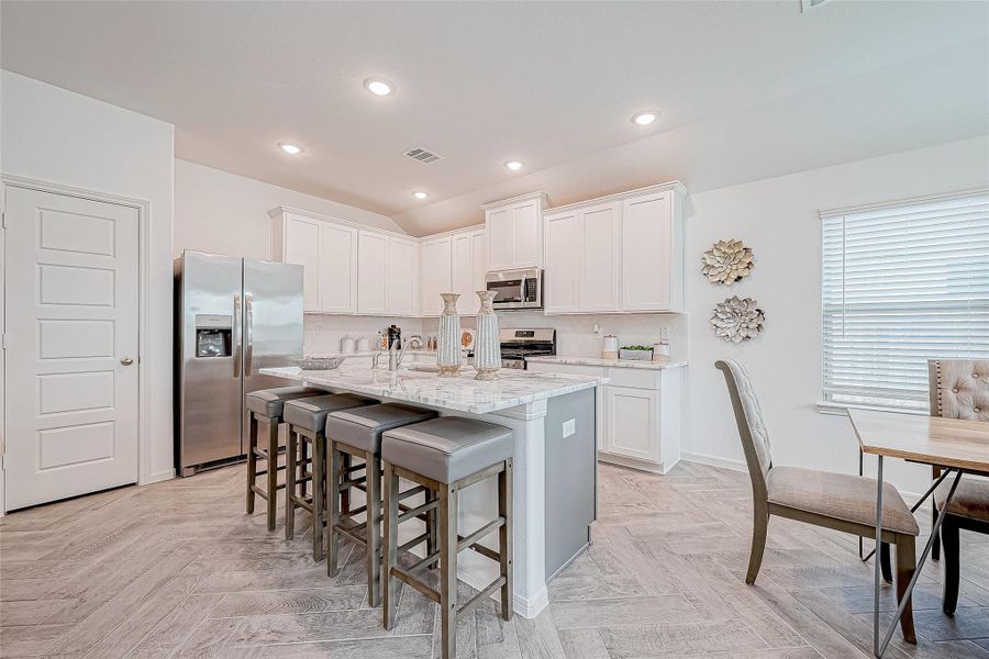 Furnished interior view inside a new home in Splendora Fields, Splendora (Image 17).