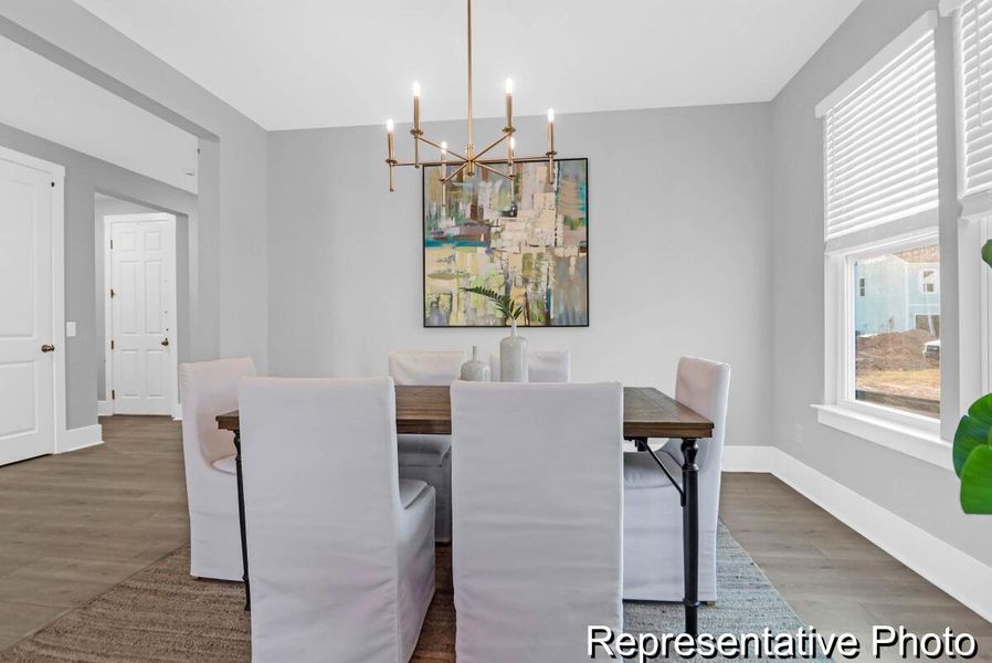 Furnished interior view inside a new home in , Ravenel (Image 4).