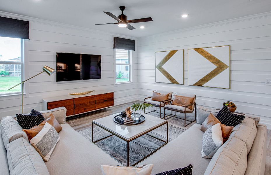 Furnished interior view inside a new home in Highpointe, Stuart (Image 14).