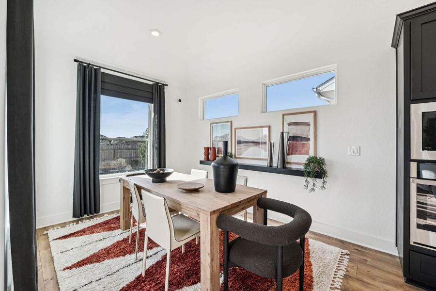 Representative furnished interior of a home built from the Brooks – 50′ Lot by Chesmar Homes in Lakes of Cane Island, Katy (Image 8).