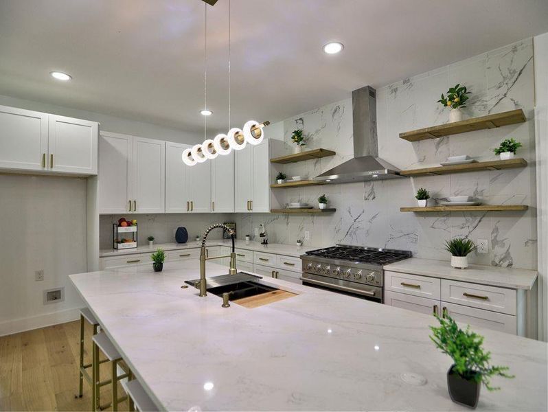 Furnished interior view inside a new home in , Smyrna (Image 31).