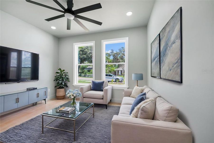 Furnished interior view inside a new home in , Orlando (Image 7).