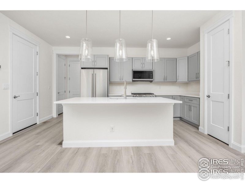 Furnished interior view inside a new home in Westerly, Erie (Image 7).