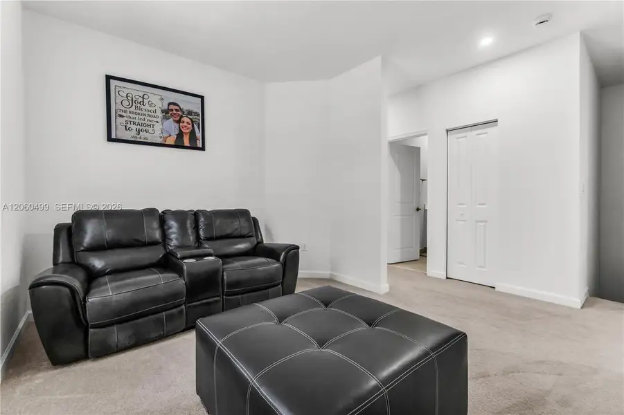 Furnished interior view inside a new home in , Miami (Image 8).