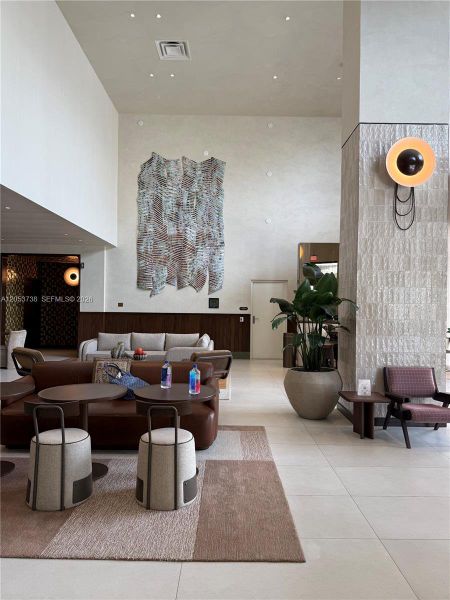 Furnished interior view inside a new home in , Miami (Image 6). Furnished interior view inside a new home in , Miami (Image 6).