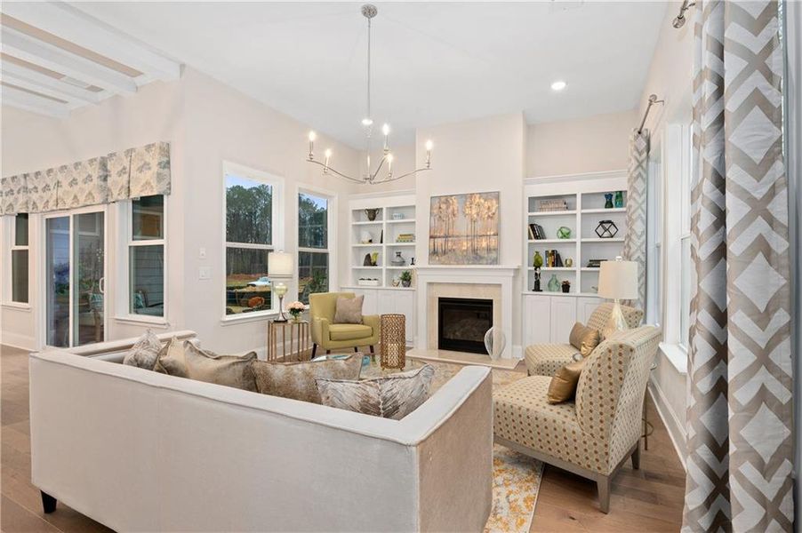 Furnished interior view inside a new home in , Gainesville (Image 24).