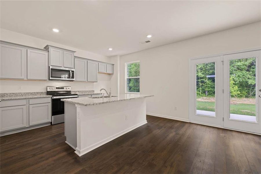 Furnished interior view inside a new home in The Reserve at Calcutta, Stockbridge (Image 9).