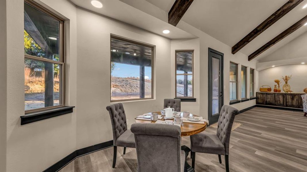 Furnished interior view inside a new home in Saddle Crest Estates, Weatherford (Image 5).