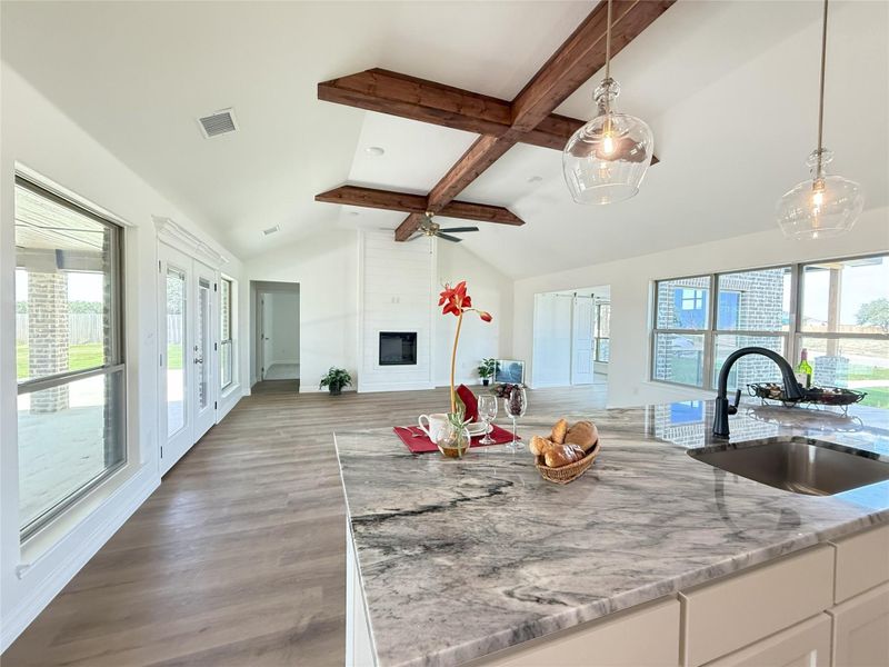 Furnished interior view inside a new home in , Copperas Cove (Image 3).