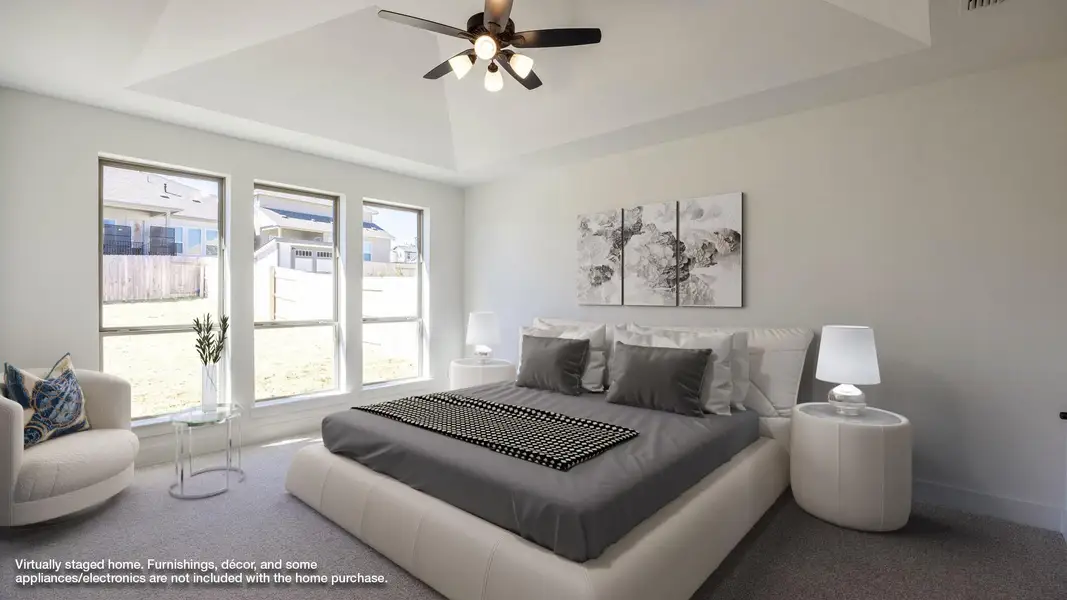 Furnished interior view inside a new home in Nolina 60', Georgetown (Image 5).