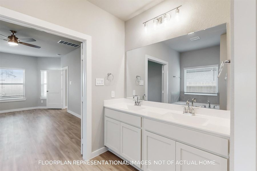 Furnished interior view inside a new home in Moran Ranch, Willis (Image 10). Furnished interior view inside a new home in Moran Ranch, Willis (Image 10).