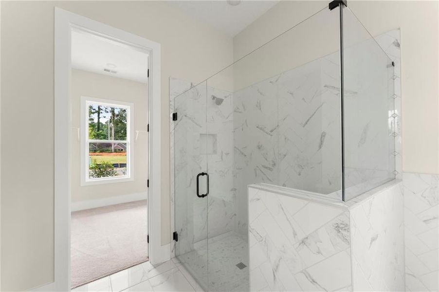Furnished interior view inside a new home in Hillgrove Preserve, Powder Springs (Image 18).